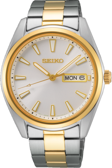 Seiko - Herenhorloge SUR446P1 Bicolor