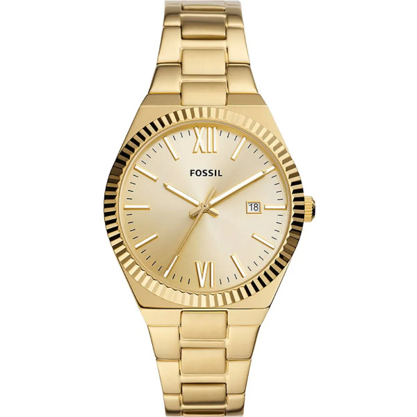 Fossil Goudkleurige Scarlette Horloge ES5299