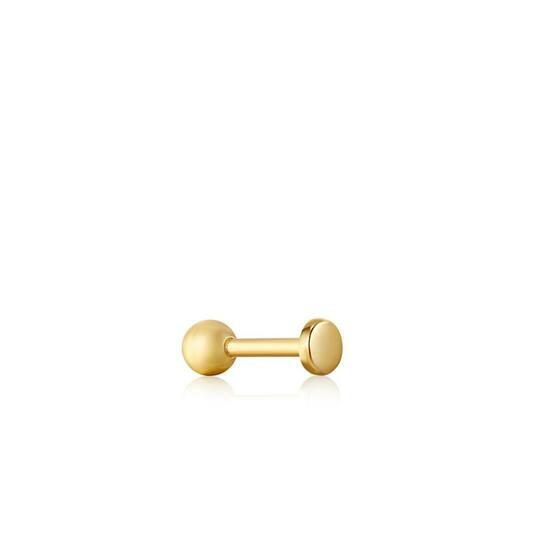 Ania Haie Dise Barbell Single oorsteker E035-04G p. stuk