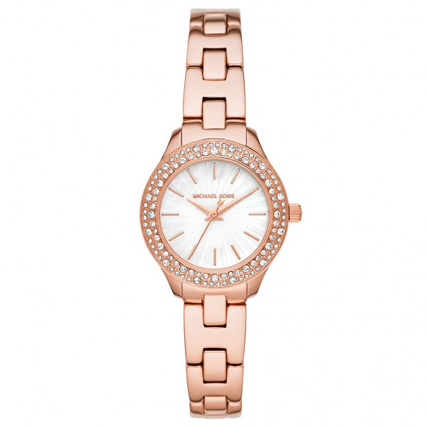 Michael Kors - Liliane MK4558 Dameshorloge - Rosékleurig