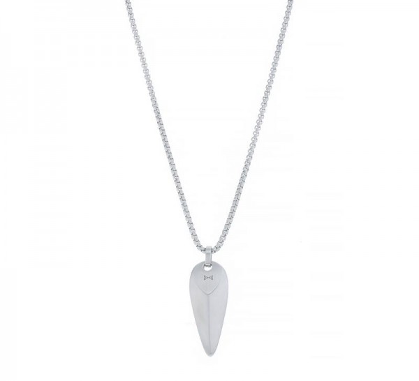 Aze Jewels - Stalen Collier AZ-NL003-A-070 Zilverkleurige Triangle