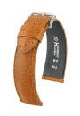 Hirsch Horlogeband Camelgrain Honingbruin 18mm