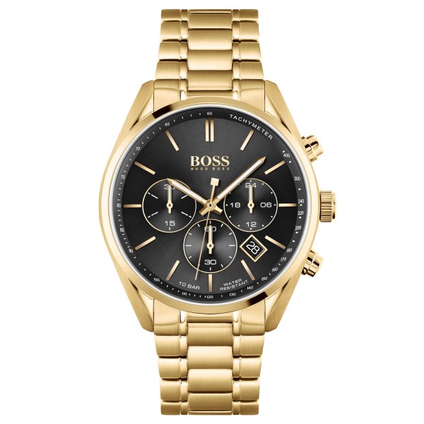 Hugo Boss - Champion Chronograaf HB1513848 Herenhorloge - Goudkleurig
