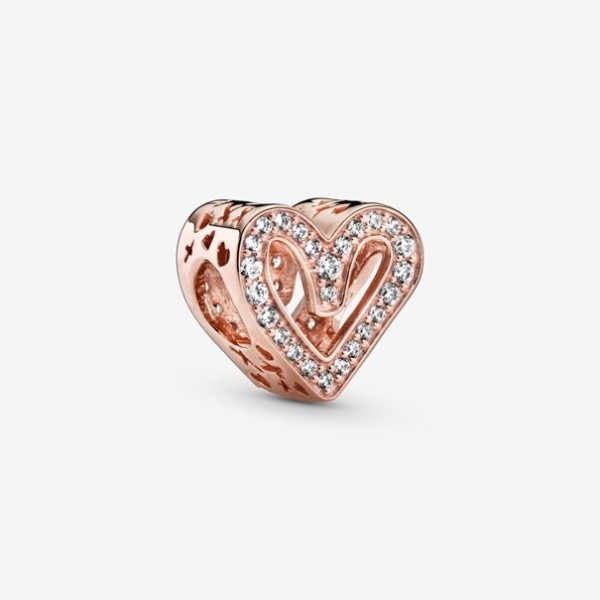 Pandora Moments - Bedel Rosékleurig Hart 788692C01