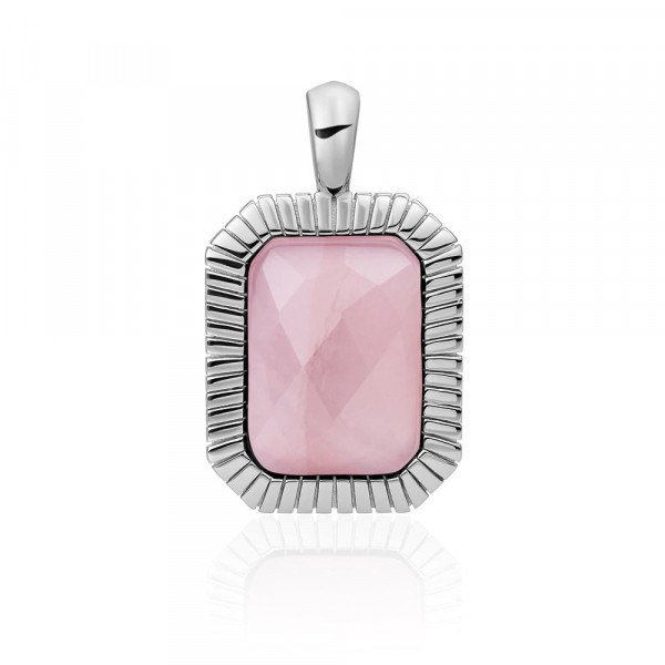 Sparkling Jewels - Zilveren Hanger SP23-G13 Baguette Pendant