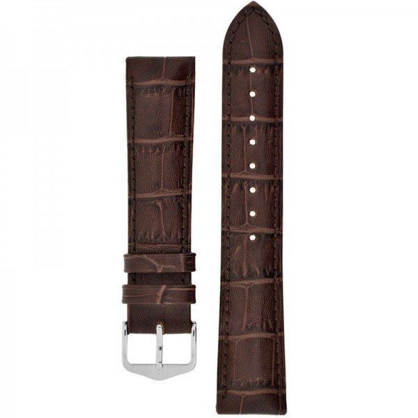 Hirsch Duke Horlogeband Donkerbruin XL 22mm