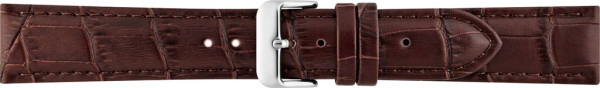 Horlogeband Kalfsleer met Alligator print 16 mm