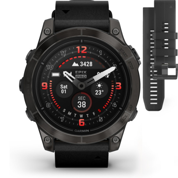 GARMIN Epix Pro Gen 2 Sapphire Edition Smartwatches met extra band 010-02803-30