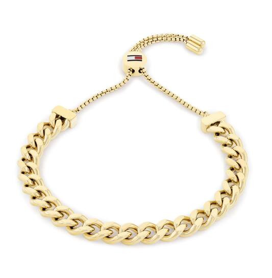 Tommy Hilfiger Goudkleurig Schakelarmband voor Dames TJ2780776