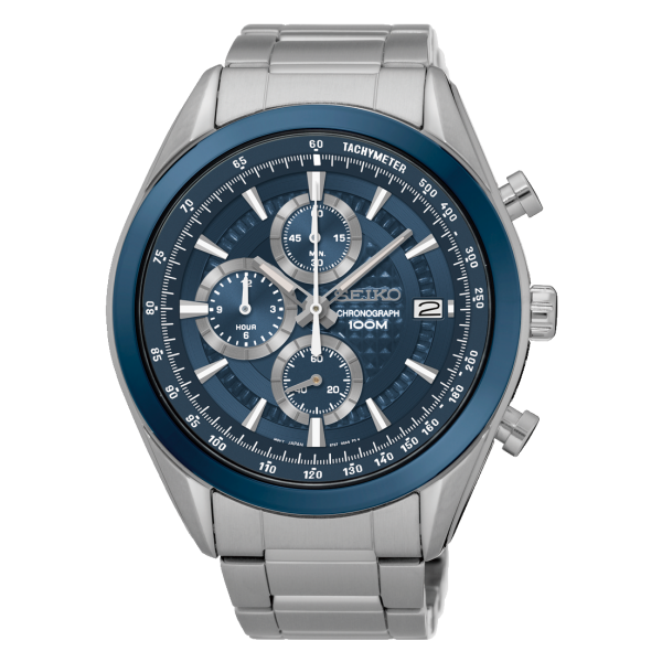 Seiko - Chronograaf SSB177P1 Herenhorloge