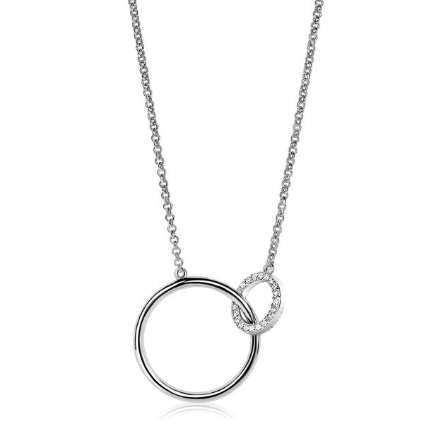 Pandora - Zilveren Collier ZIC1743 Forever Cirkels