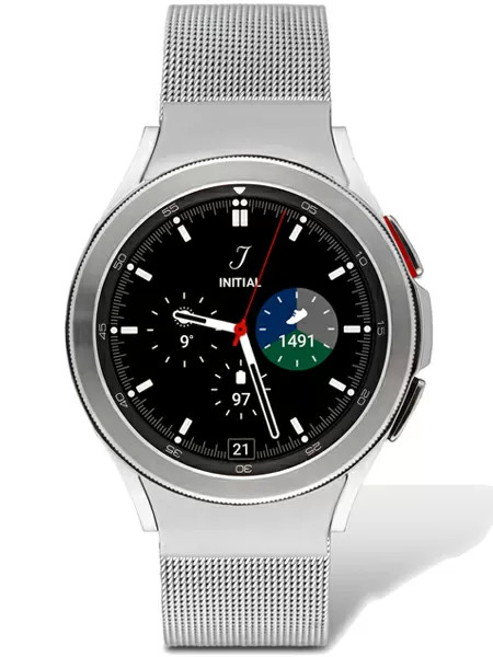 Samsung Special Edition Galaxy 4 RVS Zilverkleurige Smartwatch SA.R880SM