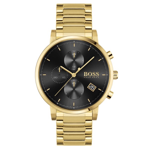 Hugo Boss - Integrity Chronograaf HB1513781 Herenhorloge - Goudkleurig