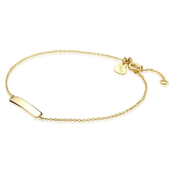 Zinzi - Gouden armband ZGA176 Glad Plaatje