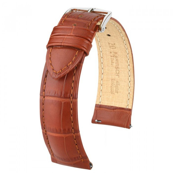 Hirsch horlogeband - Duke Goudbruin L - 22mm