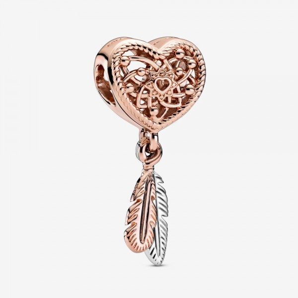 Pandora Moments - Bedel Rosékleurig Dromenvanger Hart 789068C00
