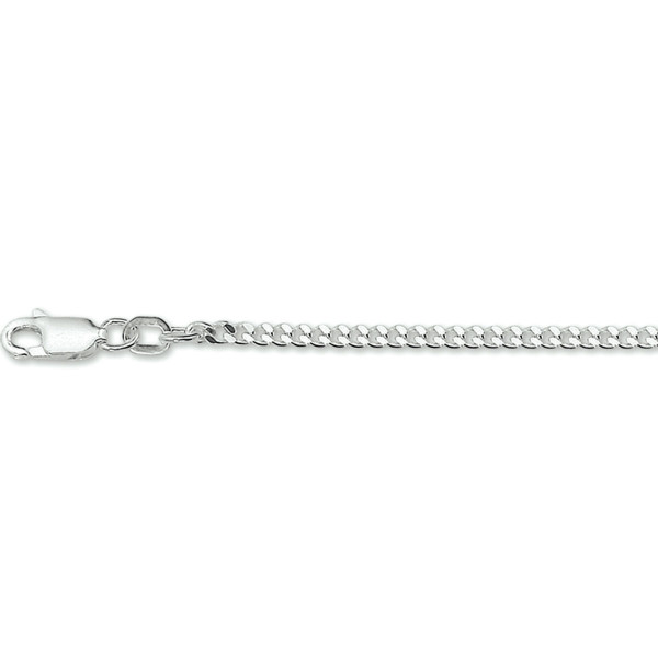 Zilveren Gourmetcollier 60cm