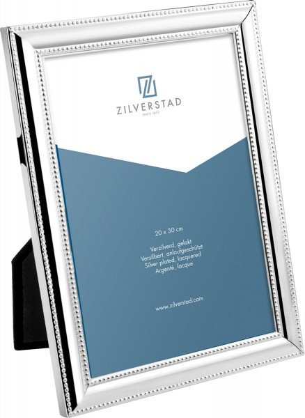 Zilverstad Fotolijst Parelrand 20x30cm - verzilverd