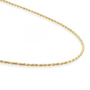 Sparkling Jewels - Zilveren Ketting SN-RPG-050 Goudkleurig Rope