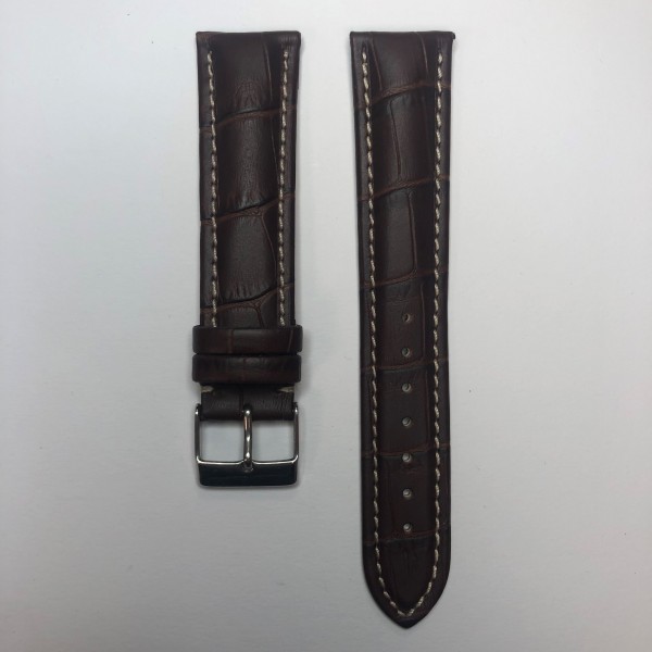 Remerko Horlogeband - Midden Bruin - 20MM