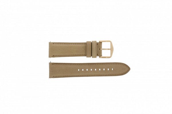 Fossil horlogeband - Beige 22mm (o.a. geschikt voor Fossil hybrid modellen)