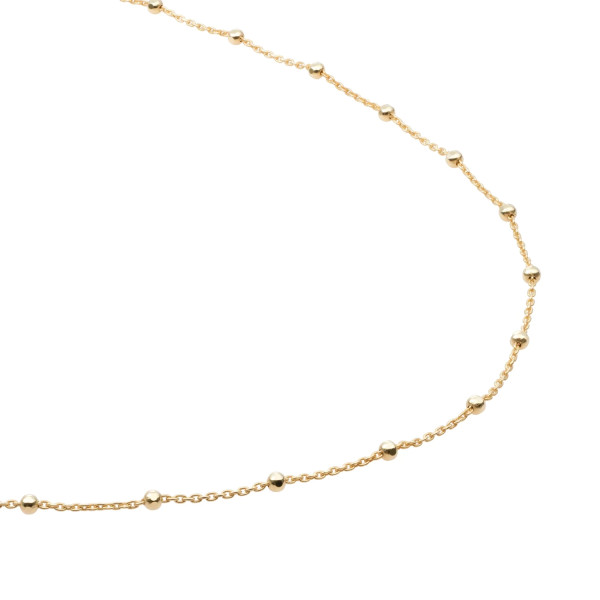 Sparkling Jewels Faceted Ball Ketting Goudkleurig SN-SBG-080