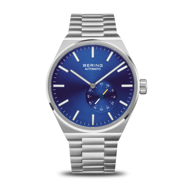 Bering Automatische Zilverkleurige Geborstelde Herenhorloge 19441-707