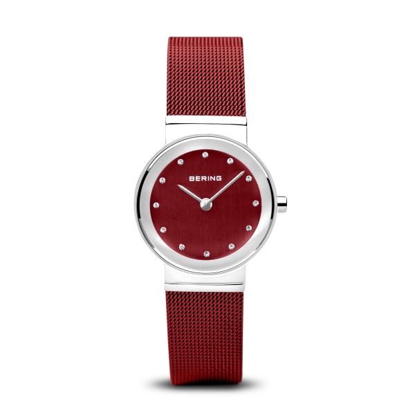 Bering - Classic 10126-303 Dameshorloge - Rood