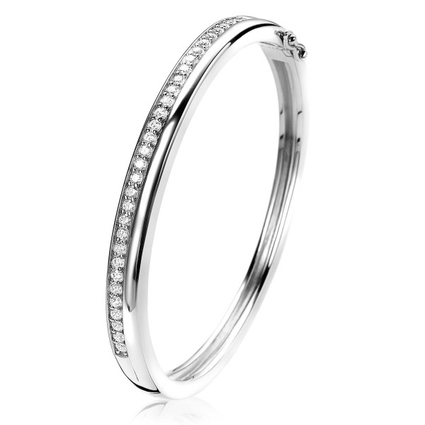 Zinzi - Zilveren Bangle Armband ZIA1737 Zirkonia's