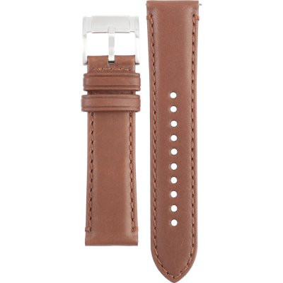 Fossil Bruin Leren Horlogeband AME3099