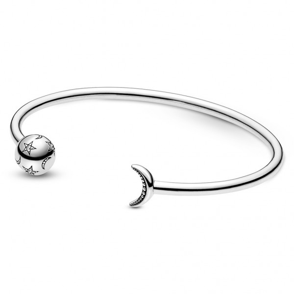 Pandora - Zilveren Armband Maan Sterren 17 - 18 cm - 599120C01