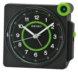 Seiko - Wekker QHE183K Zwart-Groen