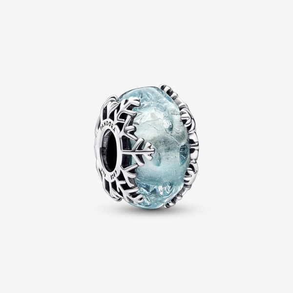 Pandora Moments Winter Blauw Sneeuwvlok Murano 792377C00