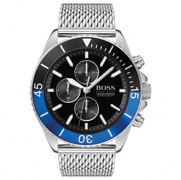 Hugo Boss - Ocean Edition HB1513742 Herenhorloge - Zilverkleurig