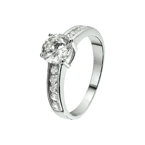 Damesring Zilver Zirkonia