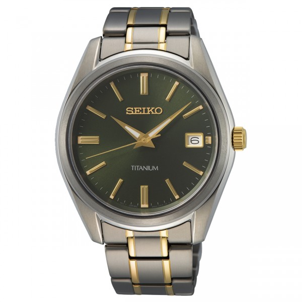 Seiko - SUR377P1 Herenhorloge - Groen