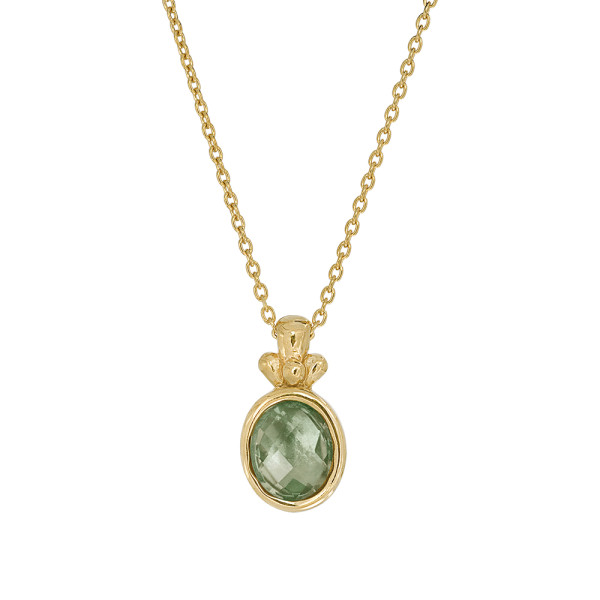 Rabinovich ketting met hanger groen kwarts 7690232476902324
