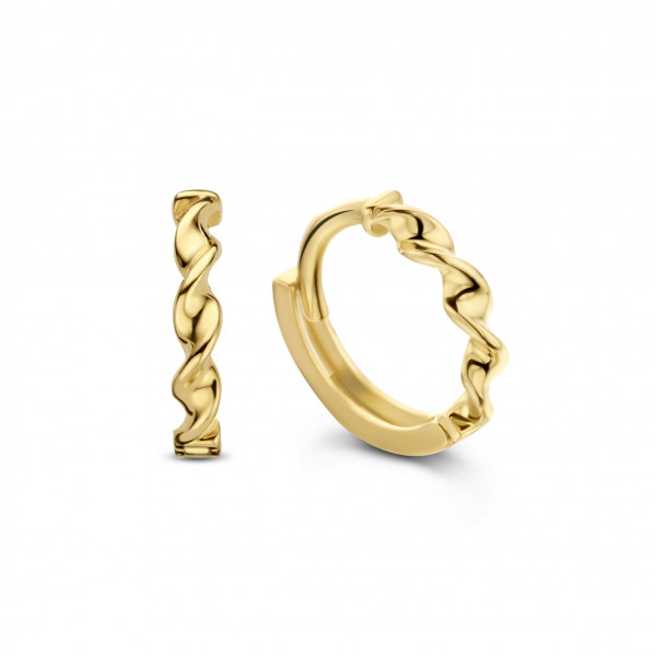 Jackie - Gouden Oorringen JKE20.075 Twisted Hoops