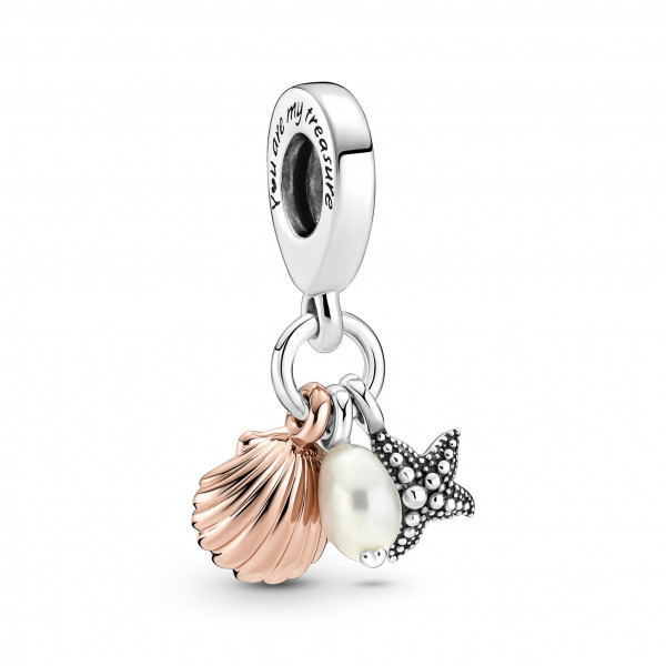 Pandora Moments - Hangbedel Parel-Zeester-Schelp 781690C01