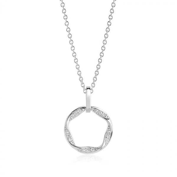 Sif Jakobs CETARA PICCOLO ketting met witte Zirkonia P1068-CZ-45