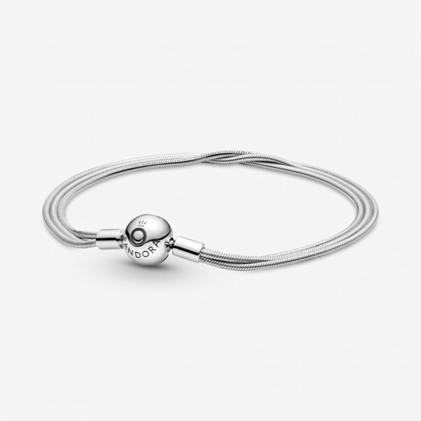 Pandora - Zilveren Moments Armband 599338C00-20 Multi Snake Bandjes