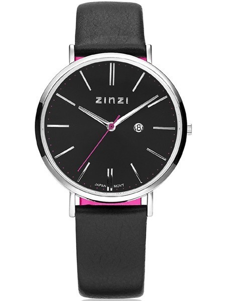 Zinzi - Retro ZIW401 Dameshorloge Zwart + Gratis Zinzi Armbandje
