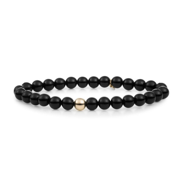 Sparkling Jewels Onyx Saturn large armband SBG-GEM07-ADD-6mm