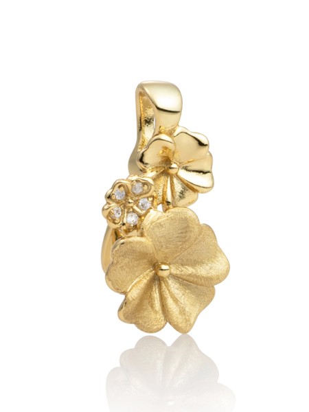 Sparkling Jewels - Zilveren Hanger PEBG02 Blossom