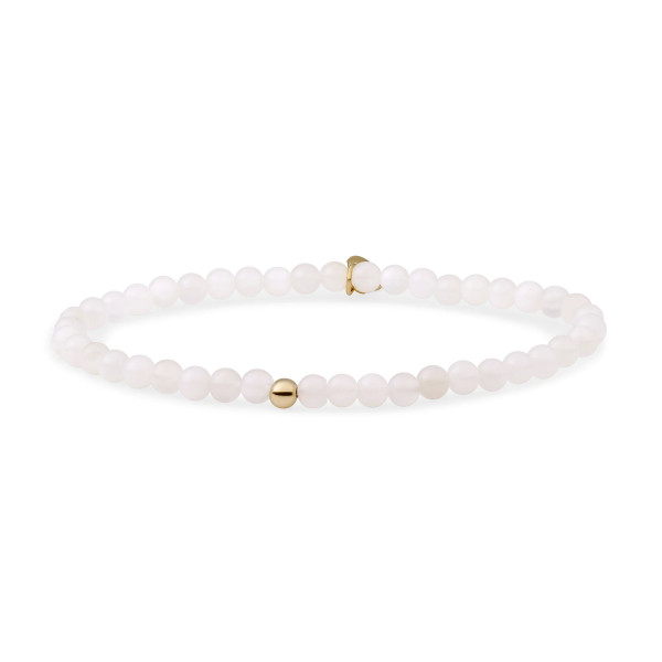 Sparkling Jewels Moonstone Saturn Small Armband SBG-GEM54-ADD-4MM