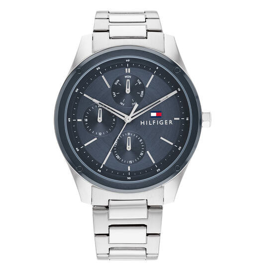 Tommy Hilfiger TYLER Zilverkleurige Herenhorloge 43 mm TH1710532