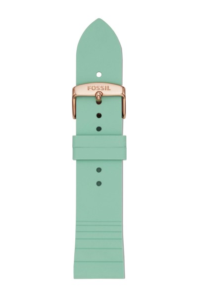 Fossil Horlogeband Limegroen 22mm - S221351